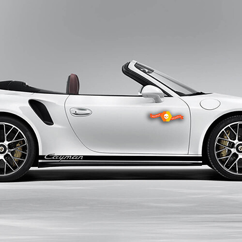 Calcomanía del kit de rayas laterales Porsche Cayman Pegatina
