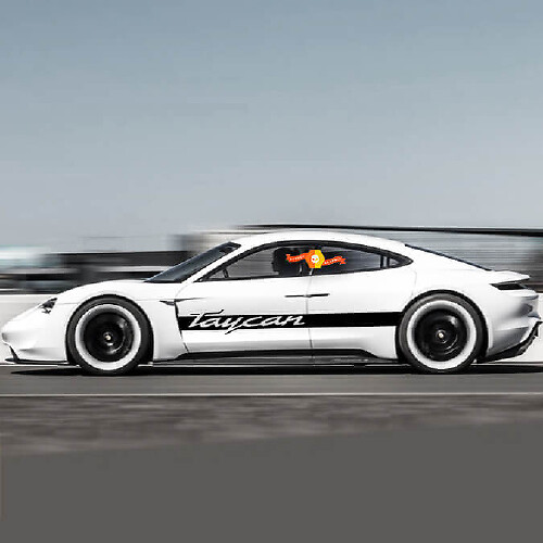 Calcomanía del kit de rayas laterales Porsche Taycan Pegatina
