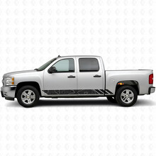 Vinilos de Contorno Topográfico para Puertas y Paneles Laterales para Chevrolet Silverado 1500 GMT900 2007-2013_2