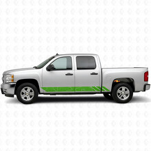 Vinilos de Contorno Topográfico para Puertas y Paneles Laterales para Chevrolet Silverado 1500 GMT900 2007-2013_6