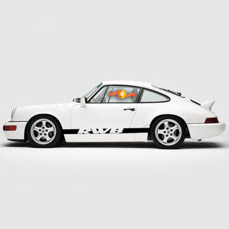 Calcomanía del kit de rayas laterales Porsche 911 Rauh Welt RWB
