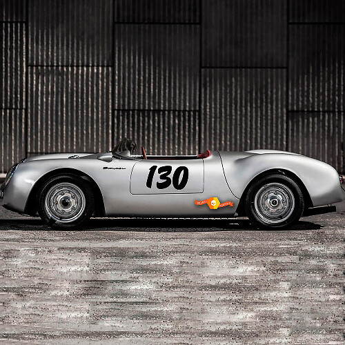 Porsche 130 Little Bastard James Dean Side Stripes Kit calcomanía pegatina PORSCHE 550
