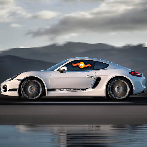 Calcomanía del kit de rayas laterales Porsche Cayman Boxster 987 Pegatina
