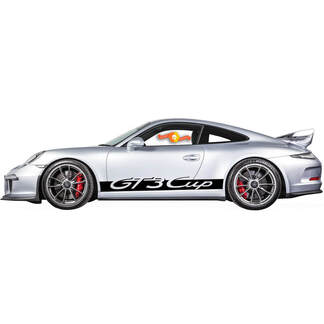 Porsche 911 GT3 Cup Rocker Panel Racing Side Stripes Calcomanía Pegatina
