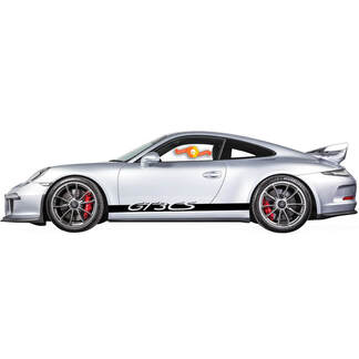 Porsche 911 GT3 CS Rocker Panel Racing Side Stripes Calcomanía Pegatina
