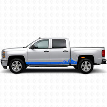 Vinilos para Puertas y Paneles Laterales Mountain Range para Chevrolet Silverado 1500 K2XX 2014-2019_5