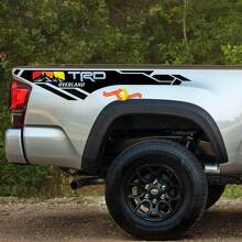 TRD Overland edition Mountain Vintage Colors BedSide Side Vinilo Pegatinas Calcomanía para Toyota Tacoma Tundra todos los años
 2