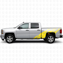 Franjas de vinilo dentadas para los laterales de la cama para Chevrolet Silverado 1500 K2XX 2014-2019_3