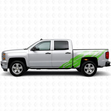 Franjas de vinilo dentadas para los laterales de la cama para Chevrolet Silverado 1500 K2XX 2014-2019_6