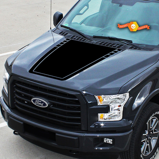 Calcomanías de vinilo para gráficos de capó central Ford F-150, pegatinas para camiones 2015 - 2020
