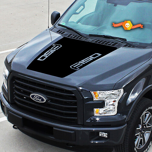 Vinilo adhesivo de franja central para capó de F150 para camión Musclecar