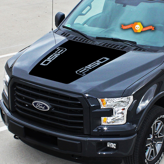 Calcomanías de vinilo para gráficos de capó central Ford F-150, pegatinas para camiones 2015 - 2020
