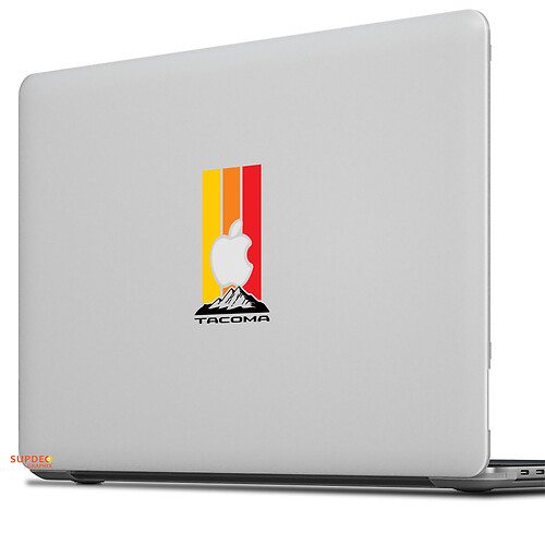 Pegatina de calcomanía de Tacoma Vintage retro para MacBook
