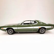 Kit de calcomanías de vinilo con rayas laterales en contorno de estilo retro para Dodge Charger 1973_3