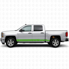 Tiras de Vinilo Angular Lightning para Puertas y Paneles Laterales para Chevrolet Silverado 1500 K2XX 2014-2019_6