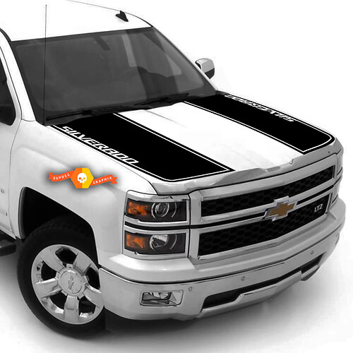 Z71 2007 - 2013 Chevy Silverado Hood Stripe Pegatinas Calcomanías Rally 2 Estilos 2500

