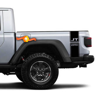 2 pegatinas de vinilo JT Launch Edition de rayas laterales para Jeep Gladiator
