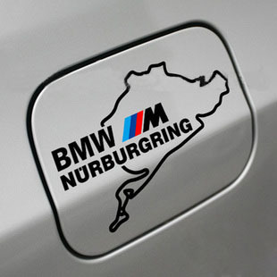 BMW M NURBURGRING M3 M5 M6 328 Etiqueta engomada de la etiqueta de la puerta del tanque de combustible embl
