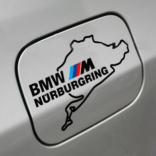 BMW M NURBURGRING M3 M5 M6 328 Calcomanía de la puerta del tanque de combustible del emblema
