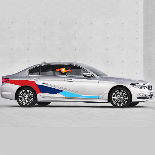 BMW M Power M Performance Huge Side Nuevas pegatinas de vinilo para BMW serie 5 G30 M5 F90
