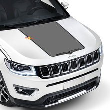 2017 2018 2019 2020 Jeep Compass Latitude TRAILHAWK calcomanía de vinilo para capó pegatina raya gráfica vinilo envolvente de alta calidad
 2