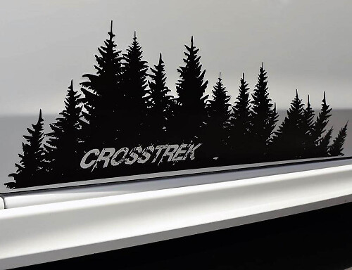Vinilo lateral estilo bosque para Subaru Crosstrek