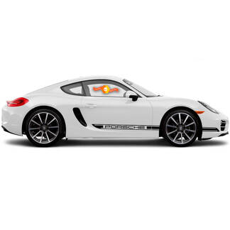 Porsche Cayman R Boxster Franjas laterales un color O Cualquier Porsche
