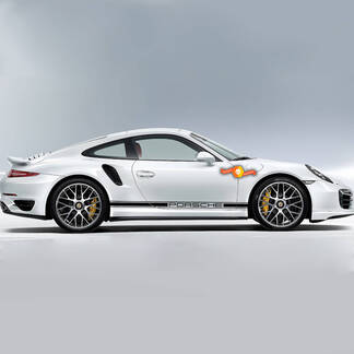 Franjas laterales de un color Porsche Franjas laterales de un color O cualquier Porsche
