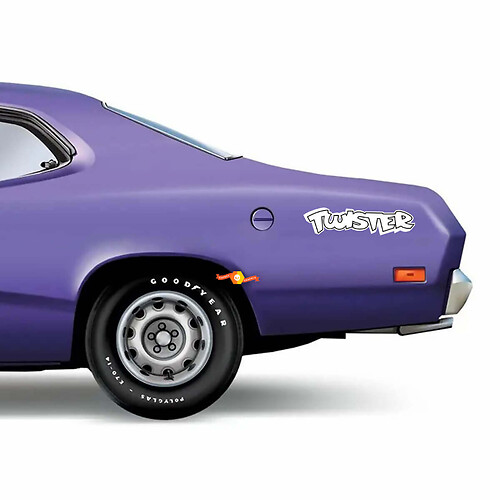 1971-73 Plymouth Duster Twister pegatinas laterales
