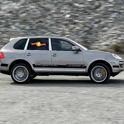 Nuevo Porsche Cayenne Transsyberia Side Stripes Kit Calcomanía Pegatina
