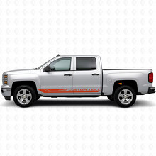 Tiras de Vinilo Personalizadas para Marcos de Puerta y Paneles Laterales para Chevrolet Silverado 1500 K2XX 2014-2019_4