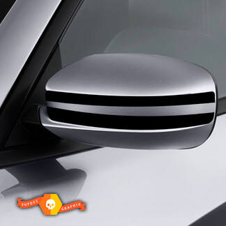 Dodge Charger Mirror Decal Sticker strip gráficos se adapta a los modelos 2011-2016
