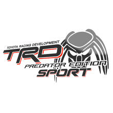 Kit de calcomanías laterales traseras deportivas edición TRD Predator para camiones Toyota_2
