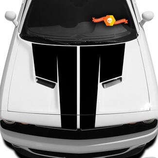 Calcomanía Dodge Challenger Hood T con calcomanía de inscripción Los gráficos de Hood se adaptan a los modelos 09 - 14
