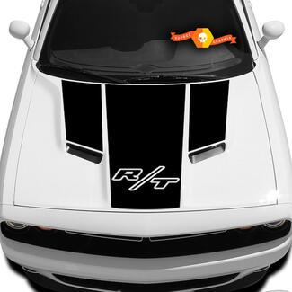 Los gráficos de la calcomanía Dodge Challenger R/T Hood T se adaptan a los modelos 09 - 14
