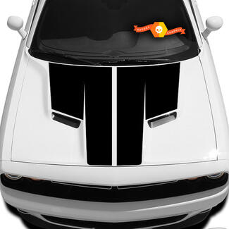 Los gráficos de la calcomanía Dodge Challenger Hood T se adaptan a los modelos 09 - 14
