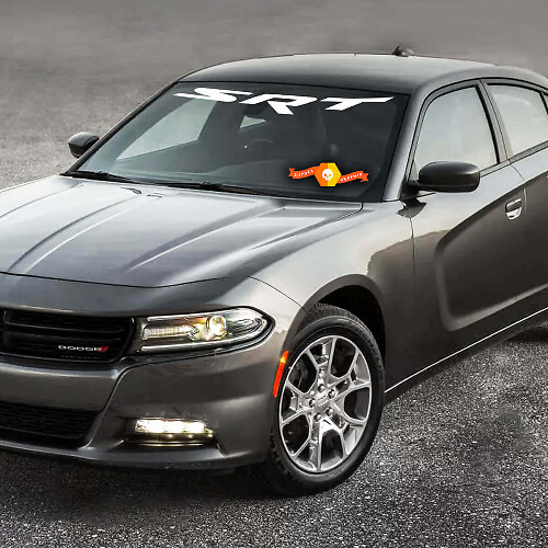 Calcomanía de vinilo para parabrisas SRT para Dodge Charger 2011-2016