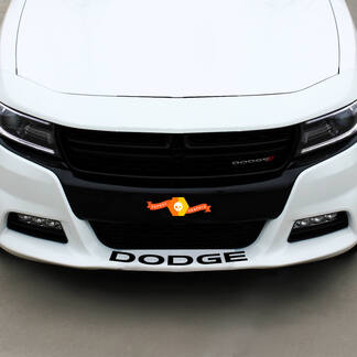Los gráficos de la calcomanía del alerón delantero de Dodge se adaptan a todos los modelos
