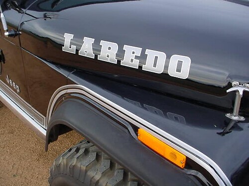 Juego de adhesivos de vinilo para capó Laredo para Jeep Wrangler Rubicon