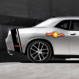 Dodge Challenger Scat Pack cola banda calcomanía gráficos se adapta a los modelos

