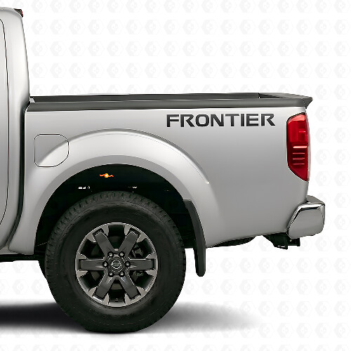 Adhesivo Vinilo Lateral de Letras Frontier para Nissan Frontier