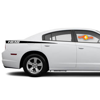 Dodge Charger Hemi Calcomanía Calcomanía Los gráficos laterales se adaptan a los modelos 2011-2014
