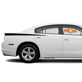Dodge Charger Stripes Solid Decal Sticker gráficos laterales se adapta a los modelos 2011-2014
