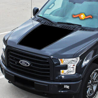 Se adapta a Ford F-150 Small Trim Center Hood Graphics Stripes calcomanías de vinilo pegatinas para camiones 15-20
