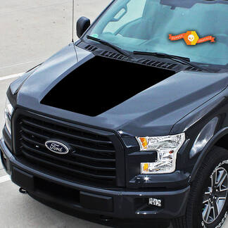 Se adapta a Ford F-150 Solid Center Hood gráficos rayas vinilo calcomanías camión pegatinas 15-20
