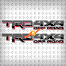 Pegatina de vinilo TRD 4x4 Off Road para la caja lateral de Toyota Tacoma_2