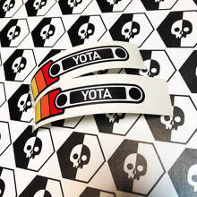 Par de adhesivos de vinilo estilo vintage YOTA para Toyota FJ Cruiser_2