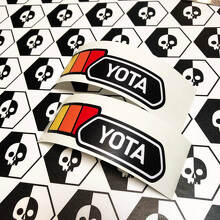 Par TRD YOTA Vintage Sunset Retro estilo antiguo vinilo pegatinas calcomanía ajuste a Toyota Tacoma
 2