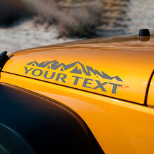 Juego de vinilos personalizados para capó estilo montaña para Jeep Wrangler_3