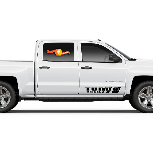 Kit de Vinilo para Puerta Lateral Turbo Diesel 6.7 para Camiones Pesados
